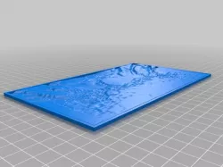 Diablo 3 Tyrael Lithophane Inverted Colors