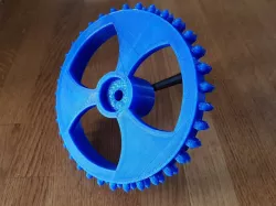 DIY Lawn Mower Robot wheel