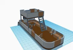 Double Decker pontoon boat 