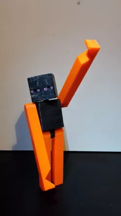 Enderman with movable body parts