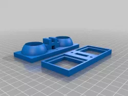 Fisheye camera holder for InMoov head