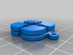 Flower Fidget Keychain
