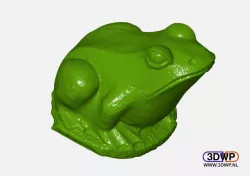 Frog Sculpture 3D Scan