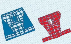 Giant Lego Spiderman - Torso separated