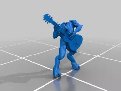 Halo Minor Elite model with Guitar