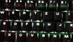 Kailh blue mechanical switches lightbleed stopper