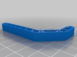LegoTechnic: Double Angular Beam Customizable