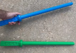 Life Size Jedi Luke Lightsaber (Vintage Kenner Star Wars Inspired)