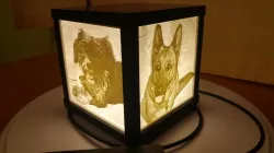 Litophane lamp