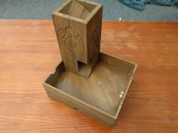 Magnetic Dice Box, Tray, and Tower