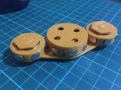 Magnetic geared fidget spinner