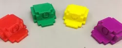 Mario Family Pixel Hats