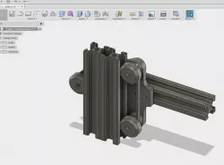 Micromake C1 Z plate with 3 wheel