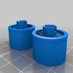Mini-Z Turbine Style Wheel