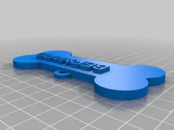 My Customized Pet Dog Tag bone shaped (Lengthened)