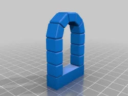 My Customized Stone Door - window