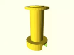 Parametric desk side spool holder