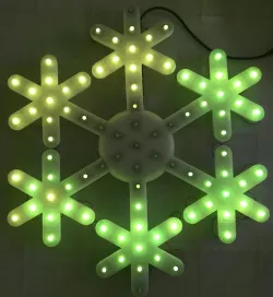 Pixel Snowflake 3 (Square Nodes)