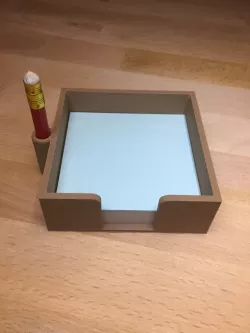 post-it case with pen