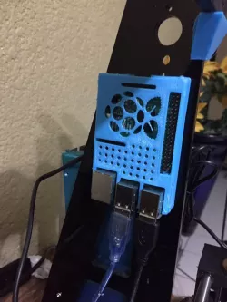 Raspberry case for mount in 3d printer