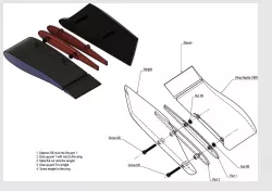 Reptile s800 detachable winglets 