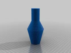 Rhomb Pattern Vase