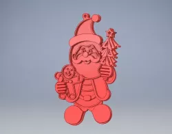 Santa & Gingerbread Man