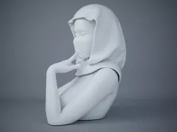 Sexy ninja head