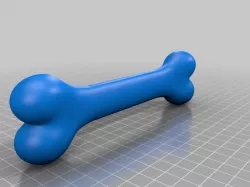 Simple Bone (hollowed with shell 1,2mm