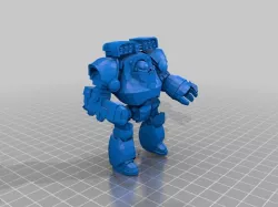 Space marine Contemptor Dreadnought proxy