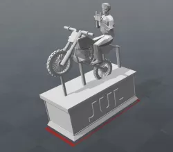 Statue triomphale de Jul en Y