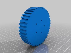 Stepper motor wheel
