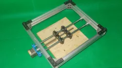 090-Homemade Router Milling CNC Laser Plotter 3D Printer Machine DIY Y Axis Slide Bed Base Frame 