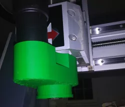 Better Dust Shoe for Round Spindle CNC's