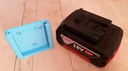 BOSCH 18V / 14,4V Akku/ Battery Wall Mount