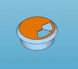 Cable table mounting Grommet Tischdurchführung