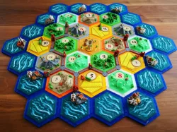 catan-style boardgame 2.0 (magnetic & multicolor)