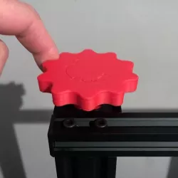 CR-10 Bigger Z-Axis Manual Adjustment Knob (also Ender 3, CR-10 mini, Hictop, Tevo Tornado)