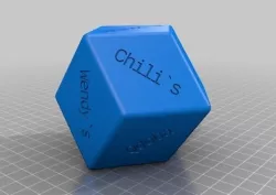Customizable Rhombic Dice