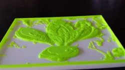 Dual color flower image