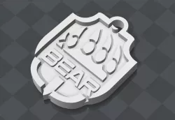 escape from tarkov BEAR keychain 45*40mm