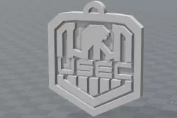 escape from tarkov USEC keychain 50*45mm