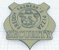 FNAF Security Guard Badge