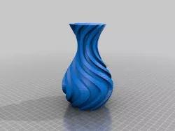 Gear-wave vase