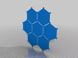 Hex grid template