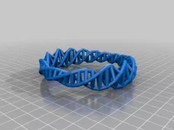 Hollow DNA Bangle L