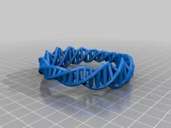Hollow DNA Bangle S