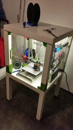 IKEA Lack Raiser with placing main board externally