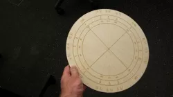 Laser Cut Unit Circle for Trigonometry