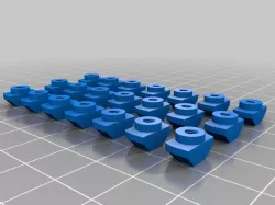 m3 m4 m5 drop in t-nuts for 2020 2040 2080 extrusion